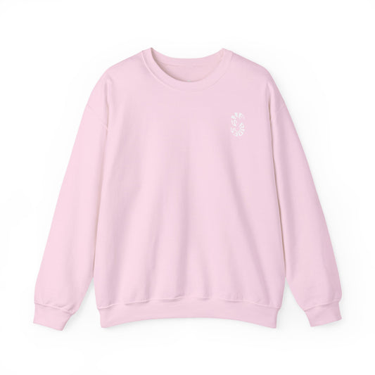 She Rides Original Sweater Light Pink & Light Blue//Bikergirl Sweater