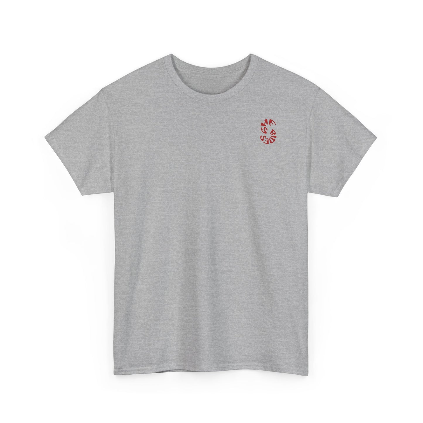 She Rides Logo T-shirt Rood//Bikergirl T-shirt