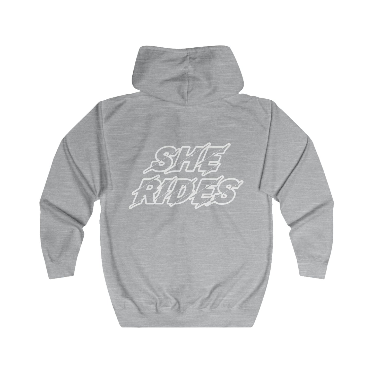 She Rides Original Vest Zwart&Wit//Bikergirl Vest