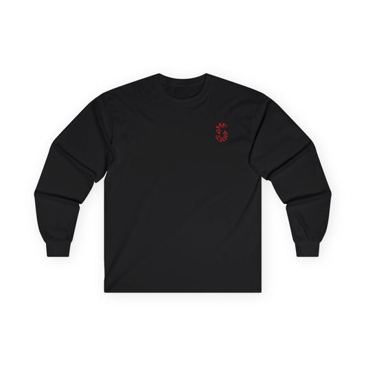 She Rides Long Sleeve Rood//Bikergirl Long Sleeve