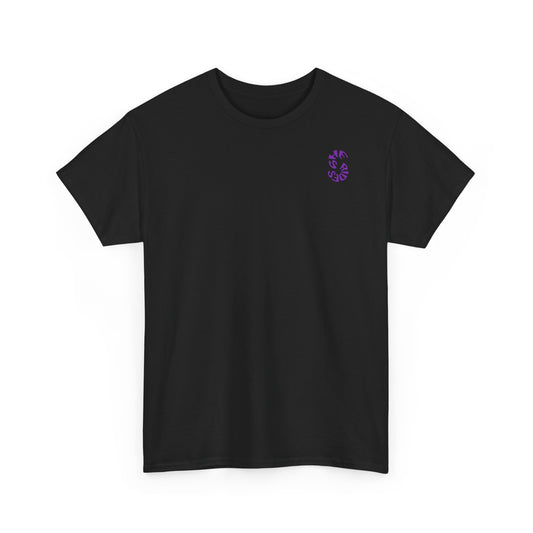 She Rides Logo T-shirt Paars//Bikergirl T-shirt