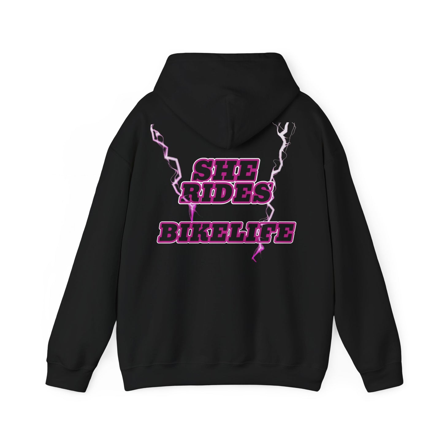 She Rides Special Design Bikelife Hoodie//Bikergirl Hoodie