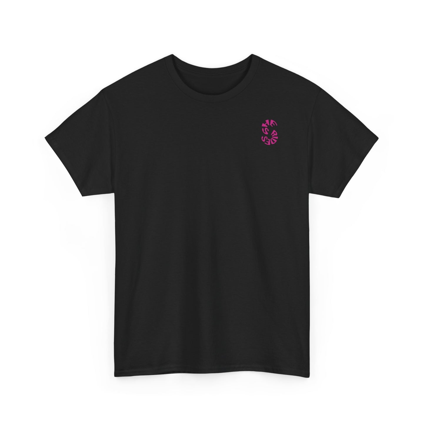 She Rides Logo T-shirt Roze//Bikergirl T-shirt