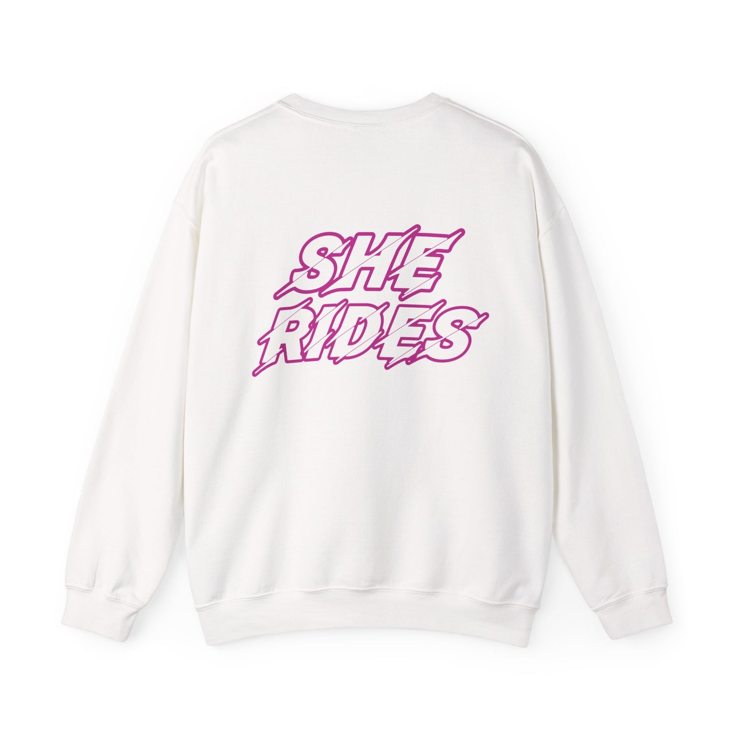 She Rides Original Sweater Roze//Bikergirl Sweater