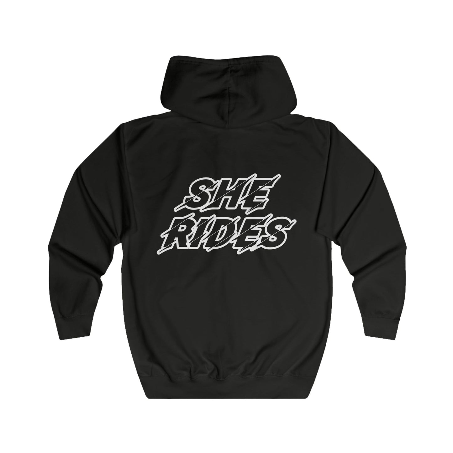 She Rides Original Vest Zwart&Wit//Bikergirl Vest