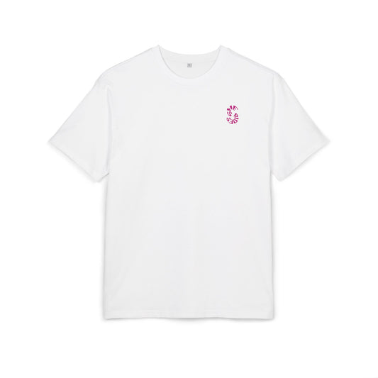 She Rides Logo Oversized T-shirt Roze//Bikergirl T-shirt