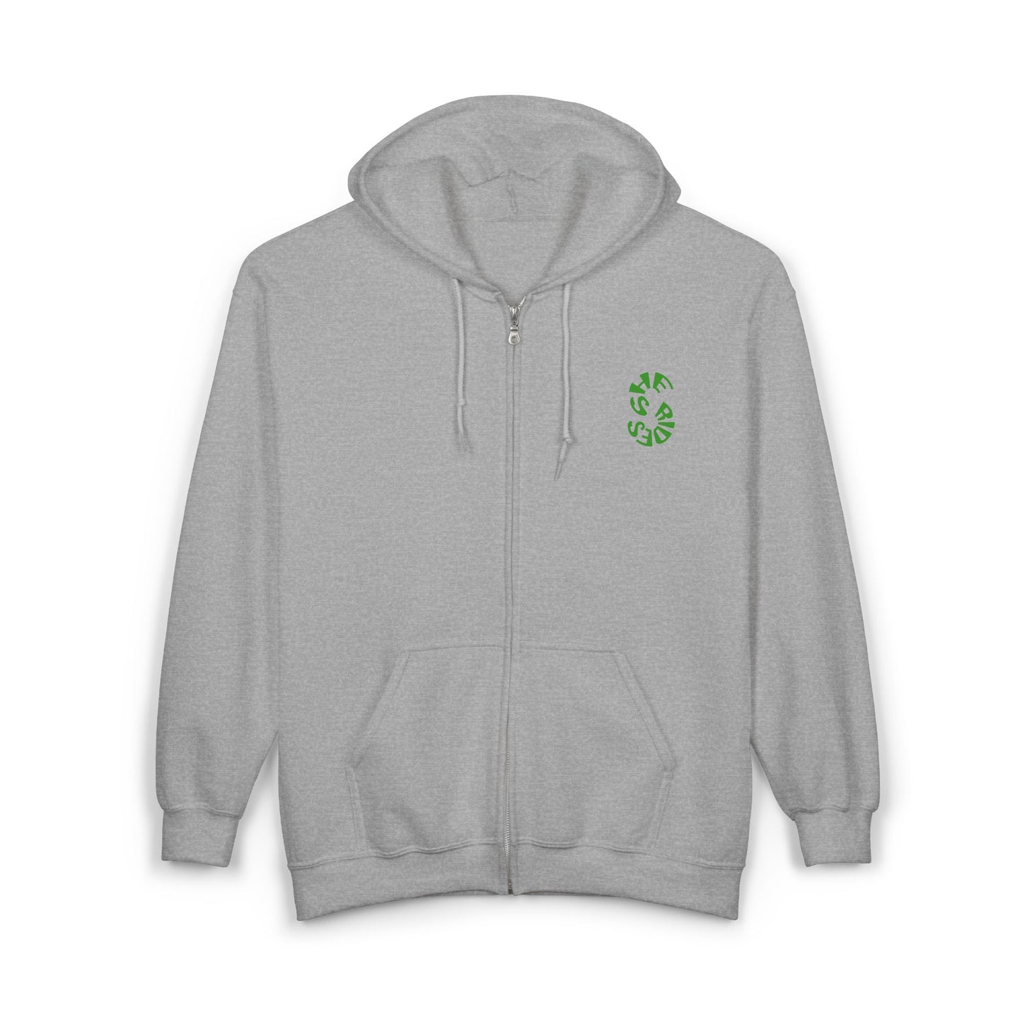 She Rides Vest Groen//Bikergirl Zip Hoodie