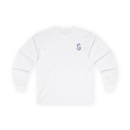 She Rides Long Sleeve Paars//Bikergirl Long Sleeve