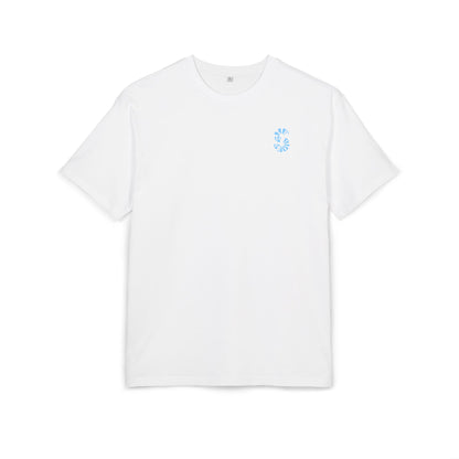 She Rides Oversized T-shirt Blauw//Bikergirl T-shirt