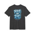 She Rides RideOrDie Oversized T-shirt Blauw