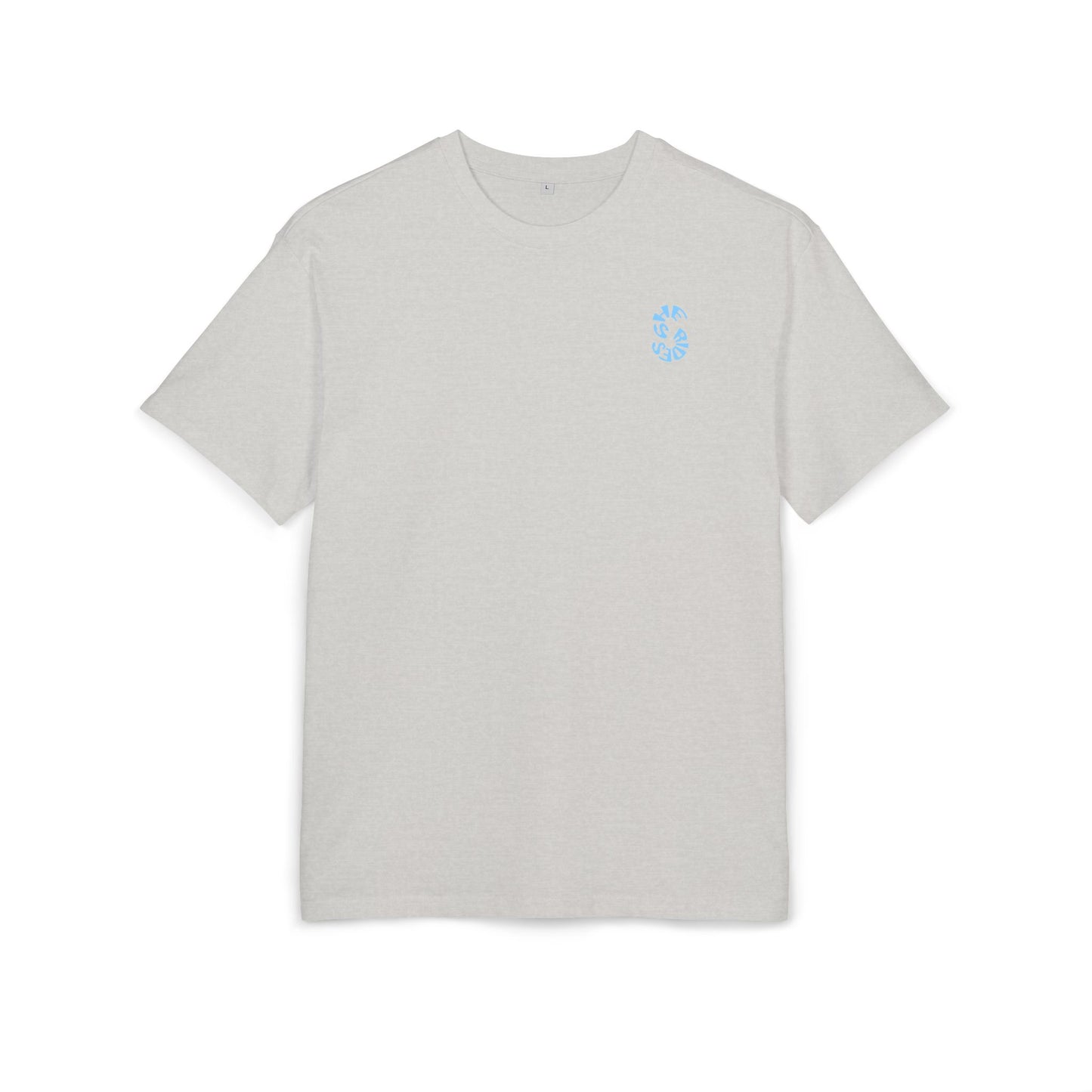 She Rides Oversized T-shirt Blauw//Bikergirl T-shirt