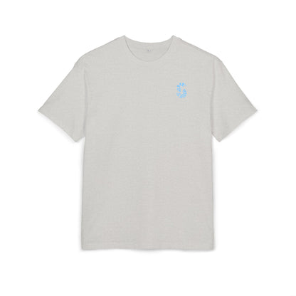 She Rides Oversized T-shirt Blauw//Bikergirl T-shirt