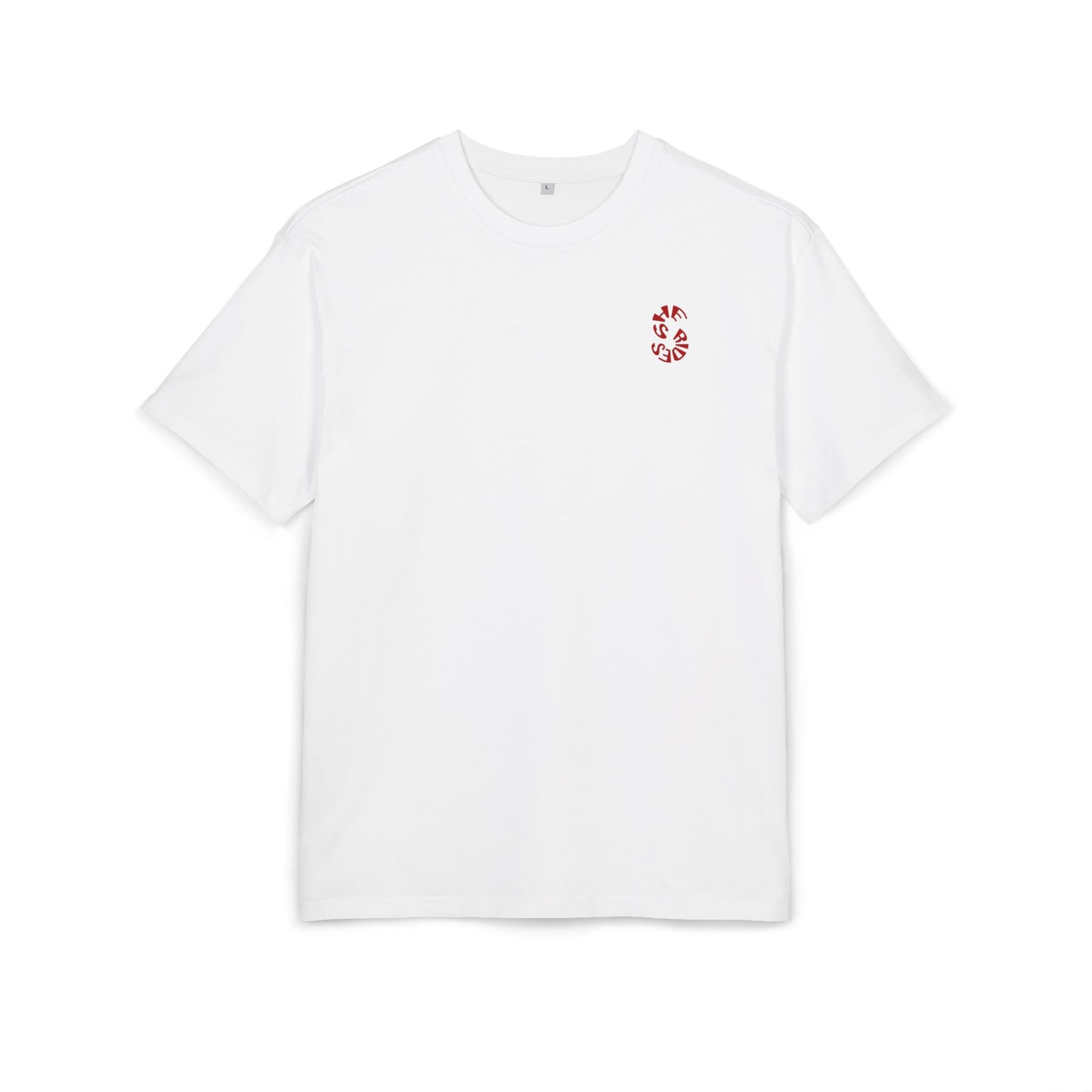 She Rides Oversized T-shirt Rood//Bikergirl T-shirt