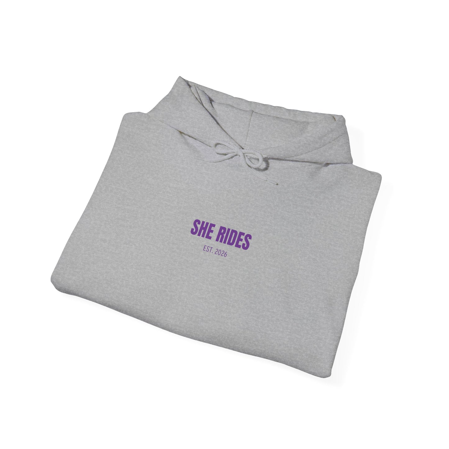 She Rides Basic Hoodie Paars//Bikergirl Hoodie
