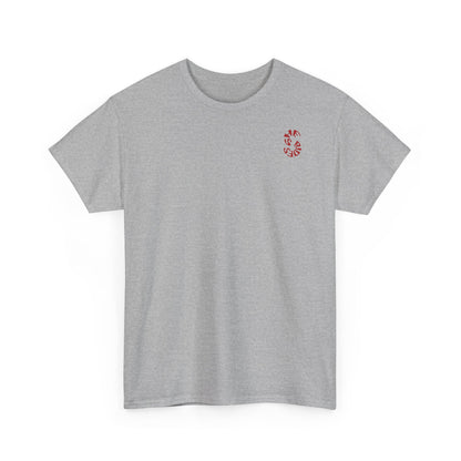 She Rides Logo T-shirt Rood//Bikergirl T-shirt