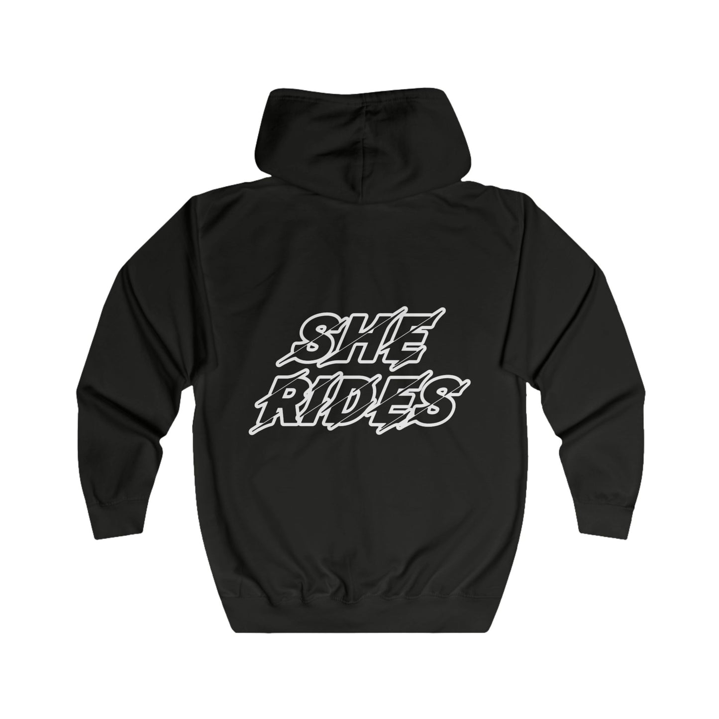 She Rides Original Vest Zwart&Wit//Bikergirl Vest