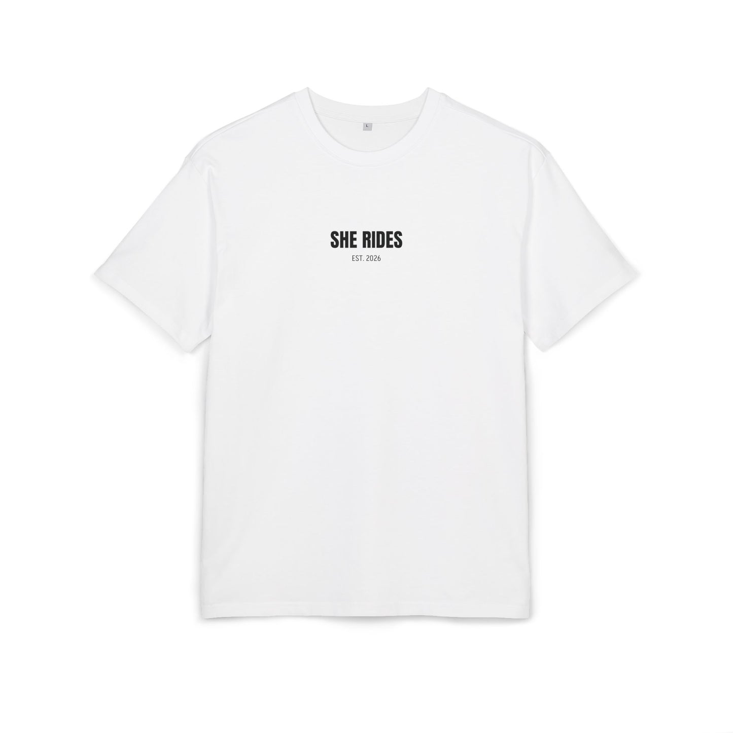 She Rides RideOrDie Oversized T-shirt //Bikergirl T-shirt