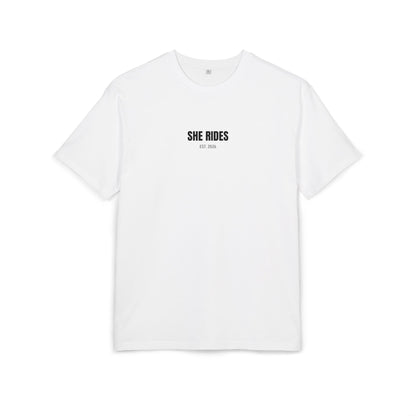 She Rides RideOrDie Oversized T-shirt //Bikergirl T-shirt