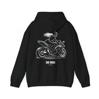 She Rides Limited edition✨ Hoodie//Bikergirl Hoodie