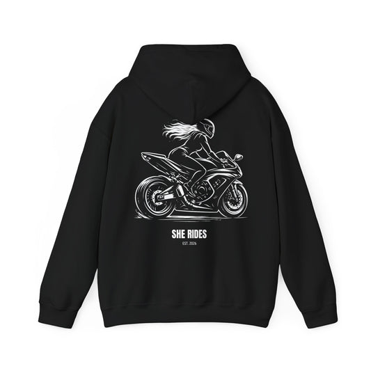 She Rides Limited edition✨ Hoodie//Bikergirl Hoodie
