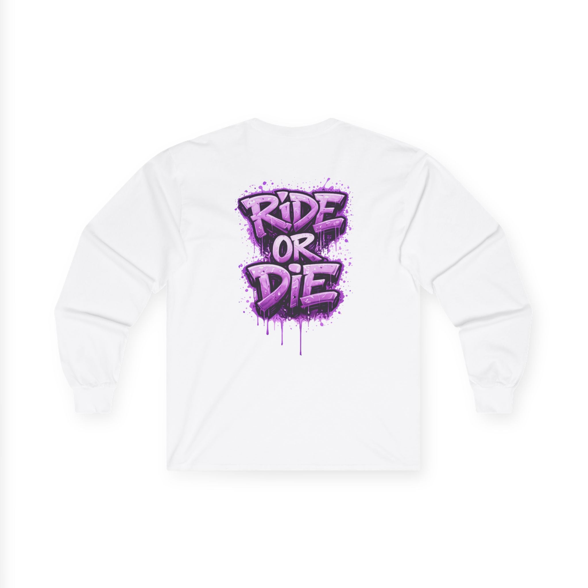 She Rides RideOrDie Long Sleeve Paars