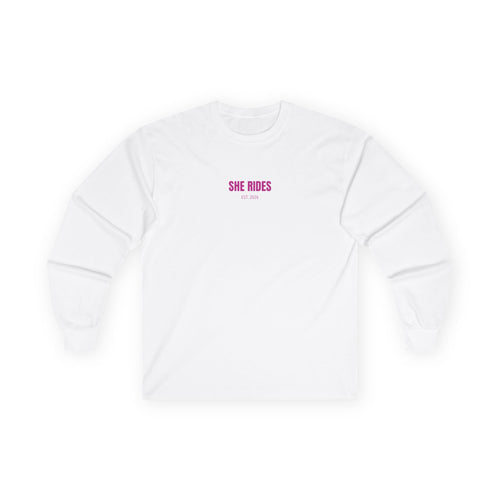 She Rides Basic Long Sleeve Roze