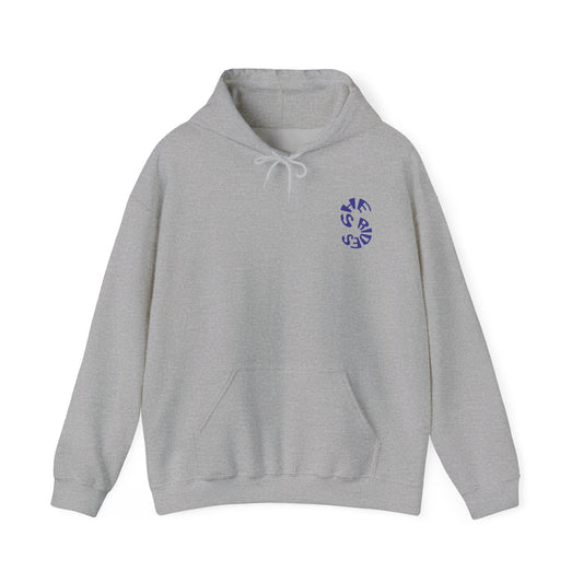 She Rides Hoodie Blauw//Bikergirl Hoodie