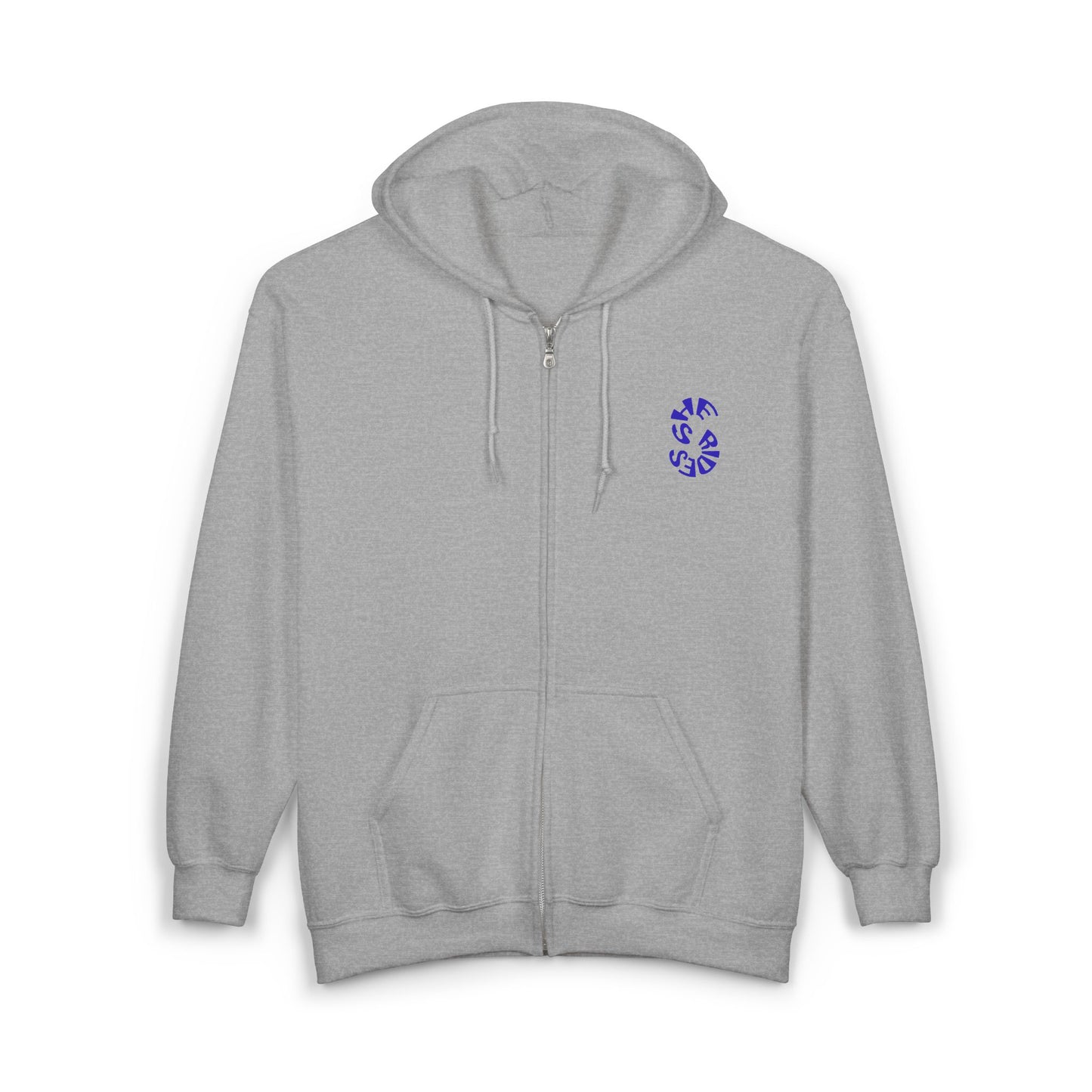She Rides Vest Blauw//Bikergirl Zip Hoodie