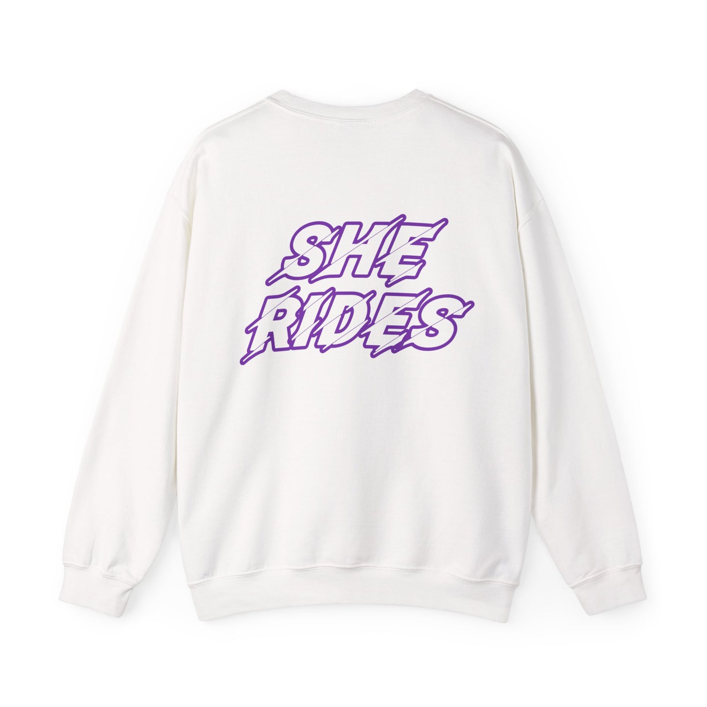 She Rides Original Sweater Paars//Bikergirl Sweater