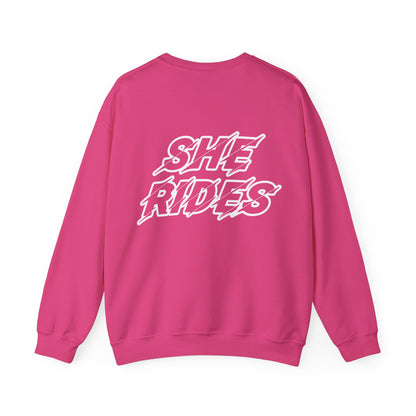 She Rides Original Sweater Color//Bikergirl Sweater