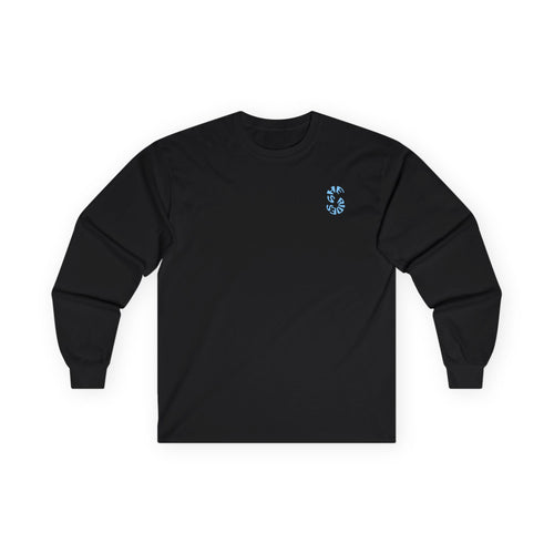 She Rides Logo Long Sleeve Blue // Bikergirl Long Sleeve