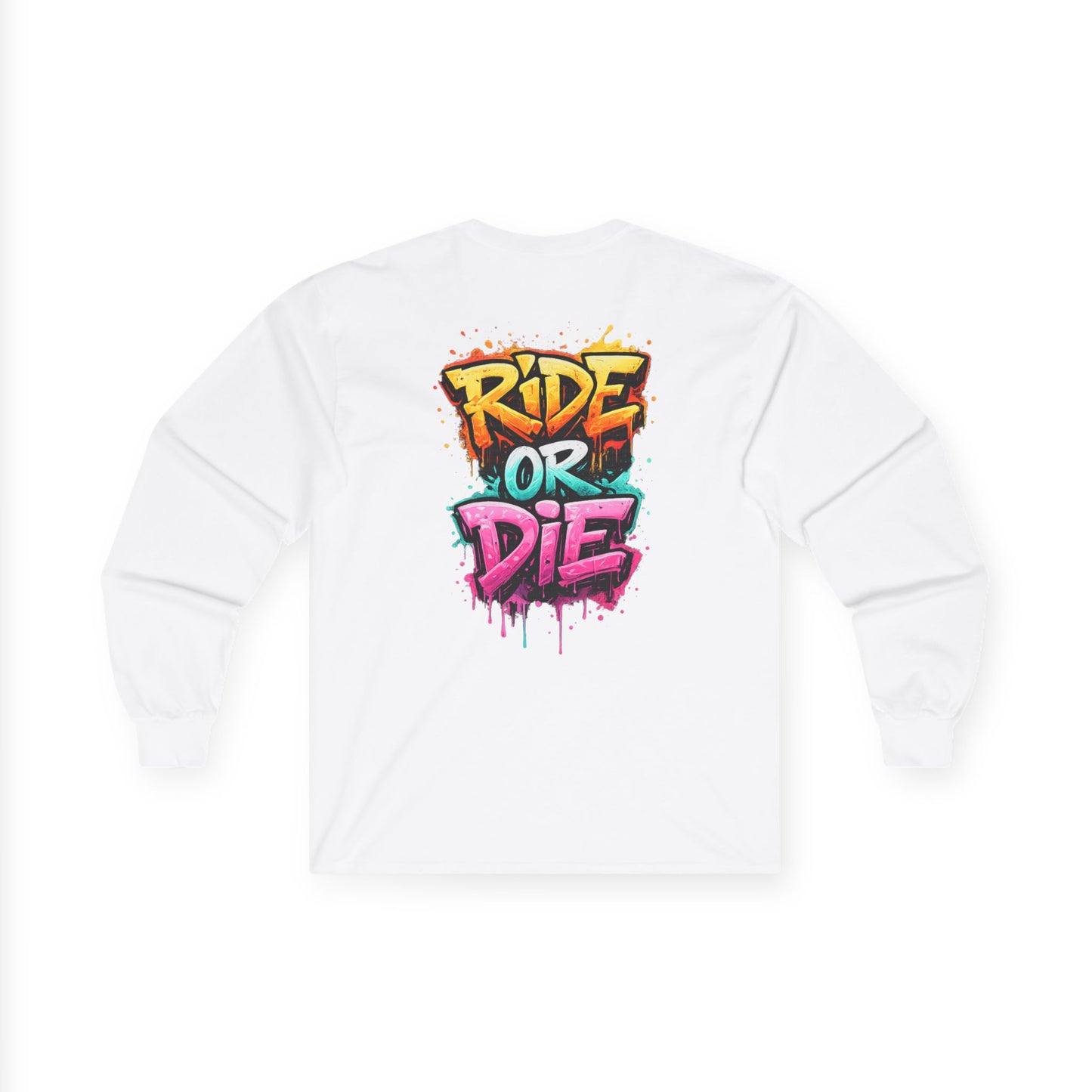 She Rides RideOrDie Long Sleeve//Bikergirl Long Sleeve