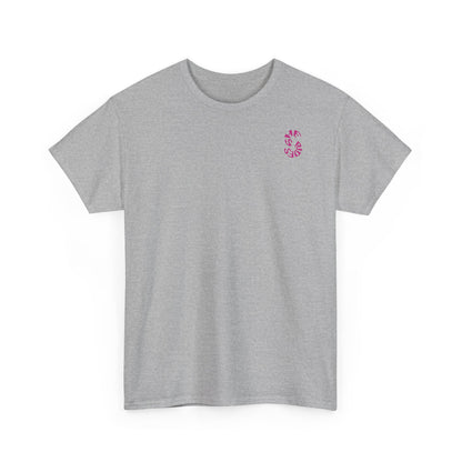 She Rides Logo T-shirt Roze//Bikergirl T-shirt
