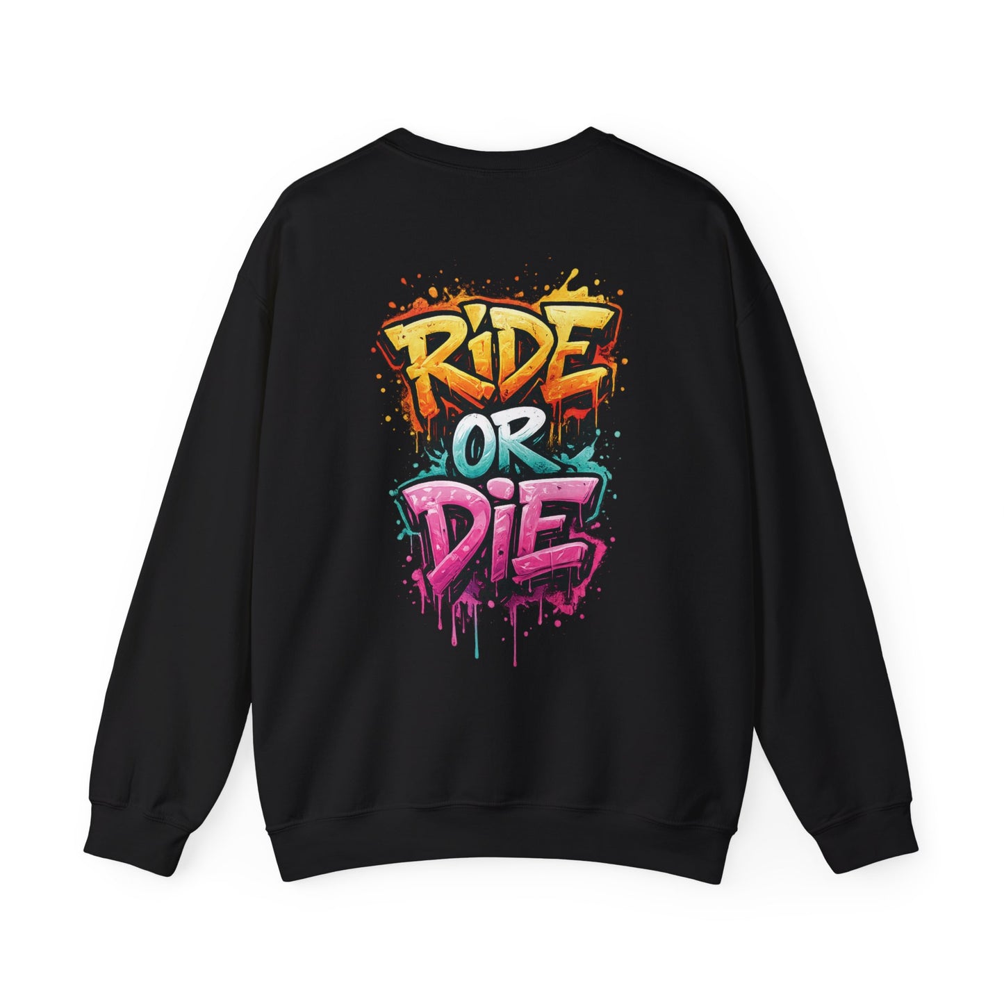 She Rides RideOrDie Sweater//Bikergirl Sweater