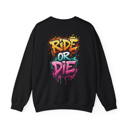 She Rides RideOrDie Sweater//Bikergirl Sweater