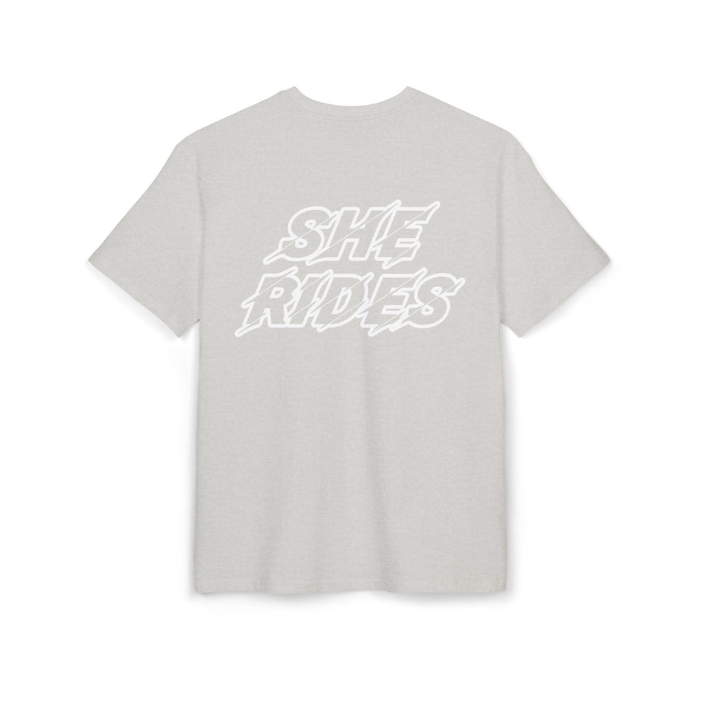 She Rides Oversized T-shirt Zwart&Wit