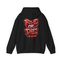 She Rides RideOrDie Hoodie Rood