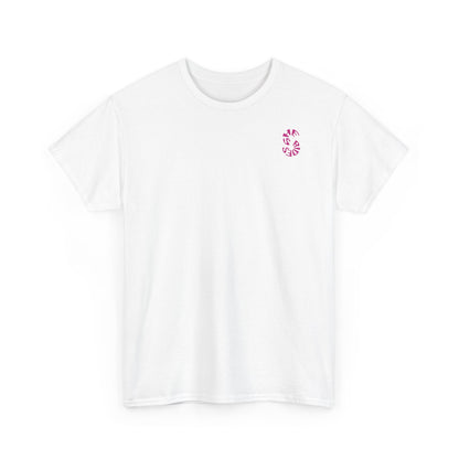 She Rides Logo T-shirt Roze//Bikergirl T-shirt