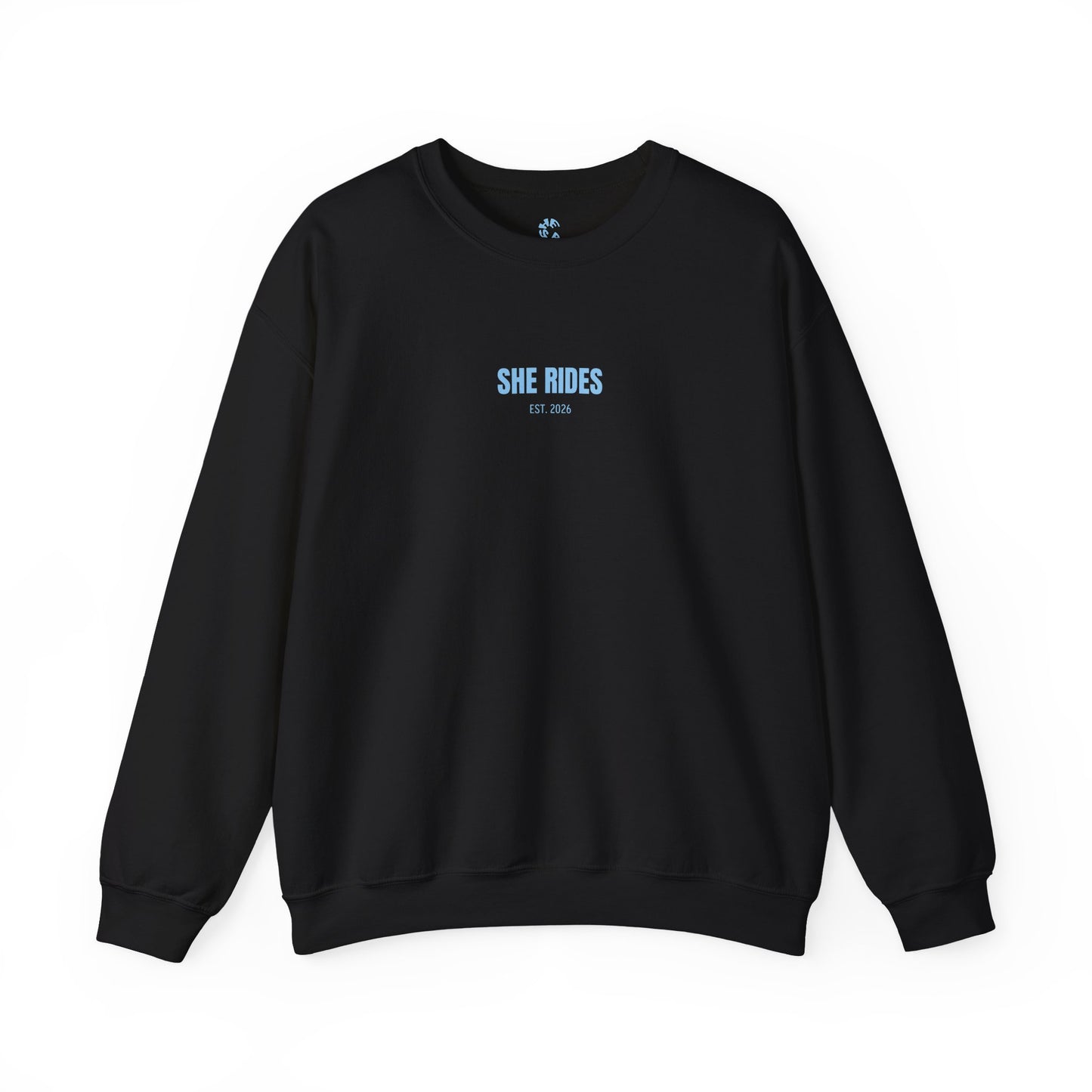 She Rides RideOrDie Sweater Blauw//Bikergirl Sweater