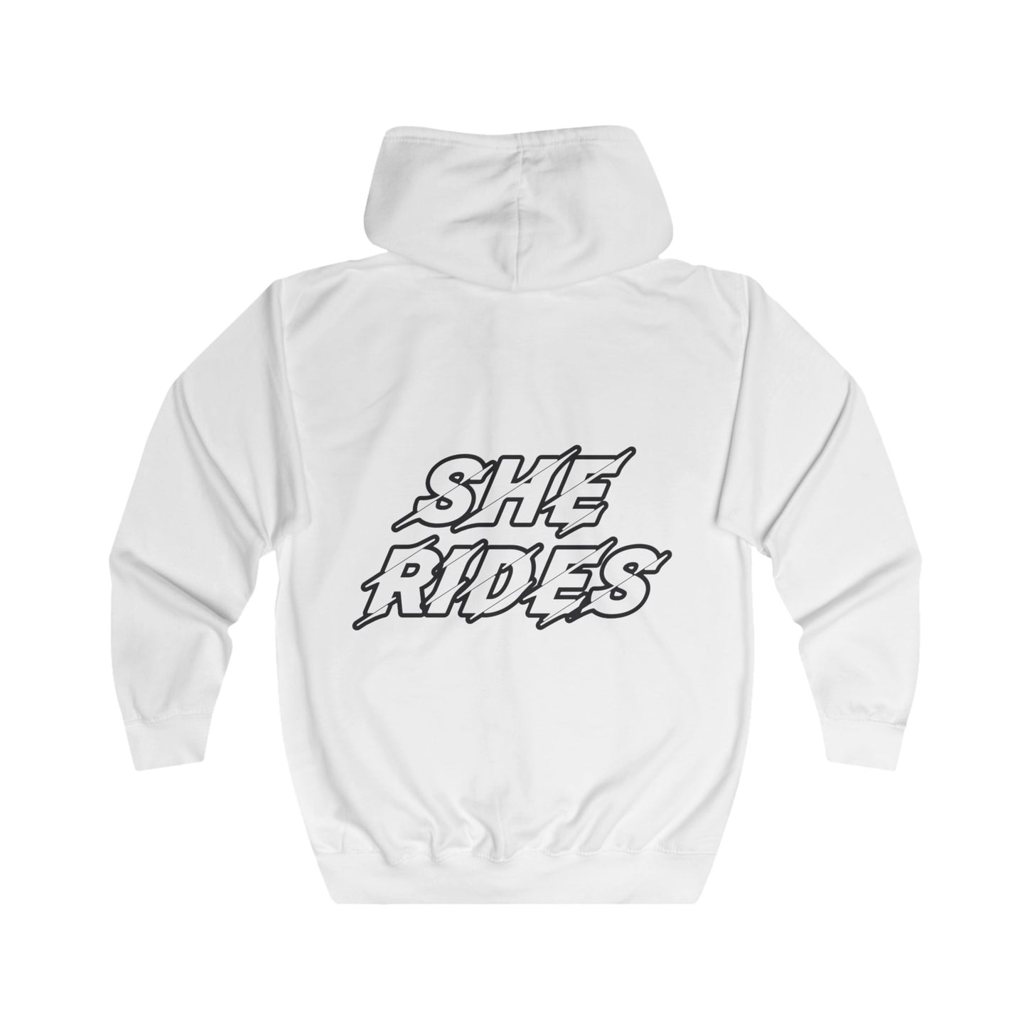 She Rides Original Vest Zwart&Wit//Bikergirl Vest