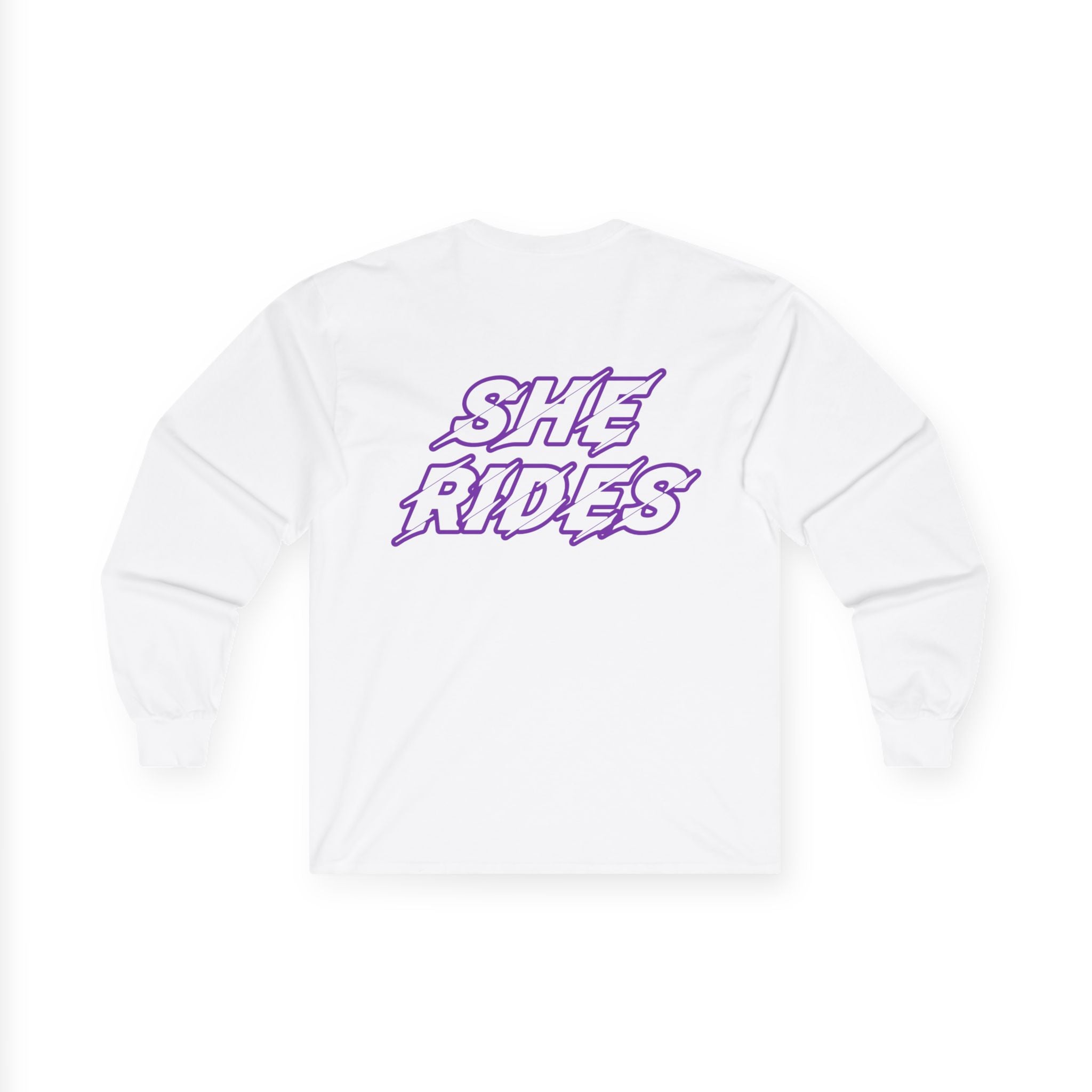 She Rides Long Sleeve Paars