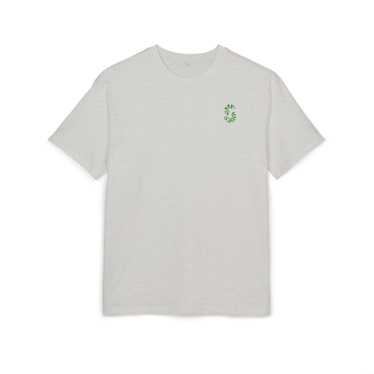 She Rides Logo Oversized T-shirt Groen//Bikergirl T-shirt