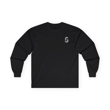 She Rides Long Sleeve Zwart&Wit//Bikergirl Long Sleeve