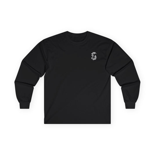 She Rides Long Sleeve Zwart&Wit//Bikergirl Long Sleeve