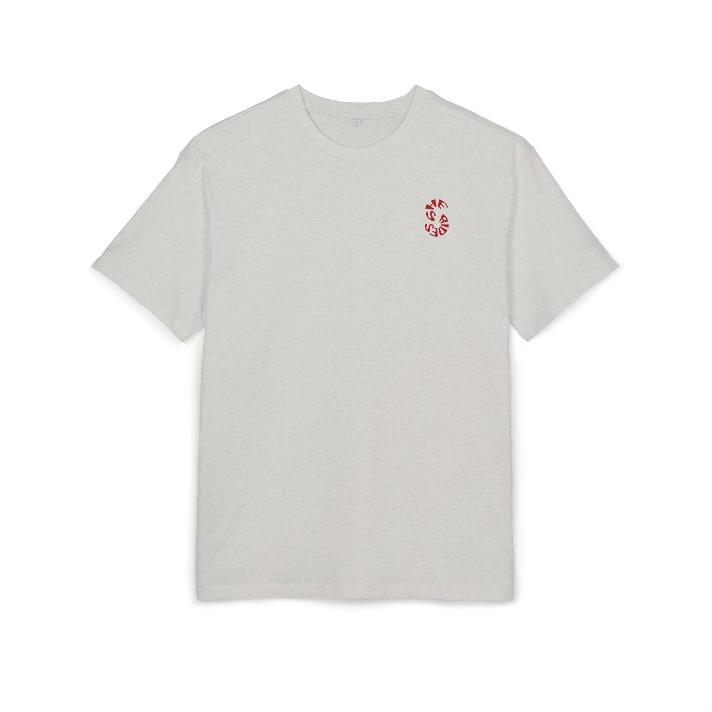 She Rides Oversized T-shirt Rood//Bikergirl T-shirt