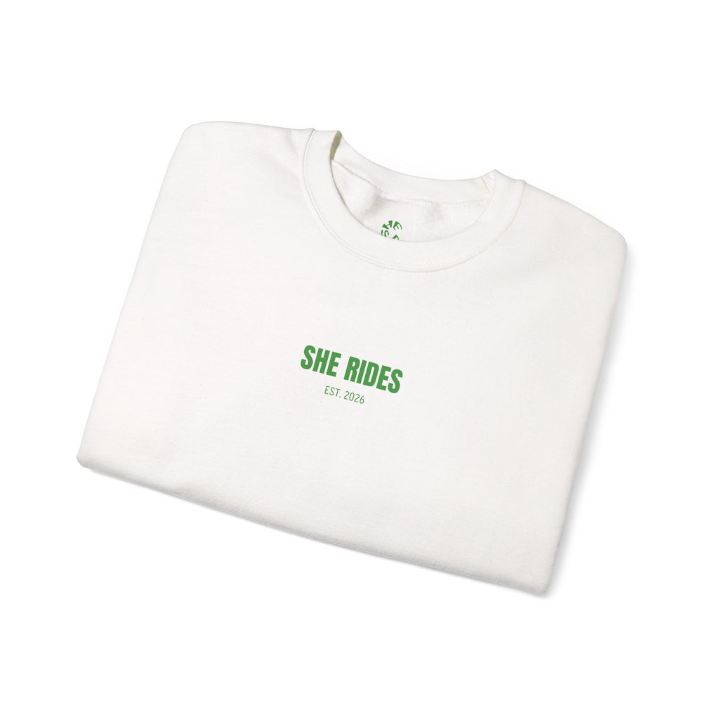 She Rides Basic Sweater Groen
