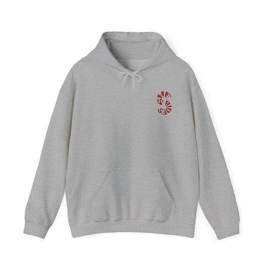 She Rides Hoodie Rood//Bikergirl Hoodie