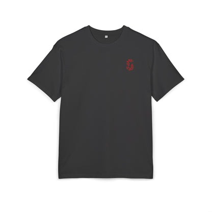 She Rides Oversized T-shirt Rood//Bikergirl T-shirt