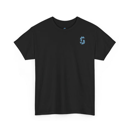 She Rides original T-shirt Blauw//Bikergirl T-shirt