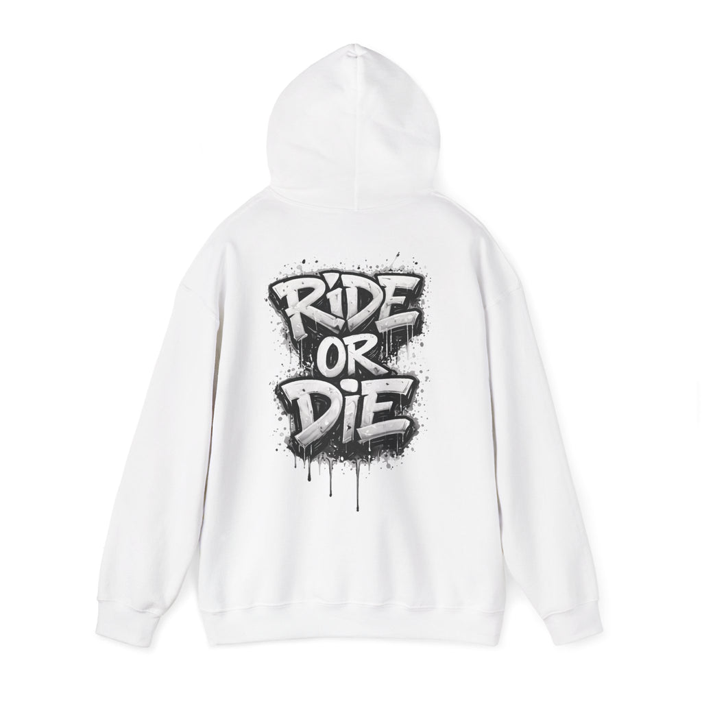 She Rides RideOrDie Hoodie Zwart&Wit